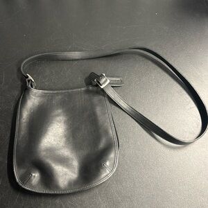 Coach Black Leather Crossbody Bag